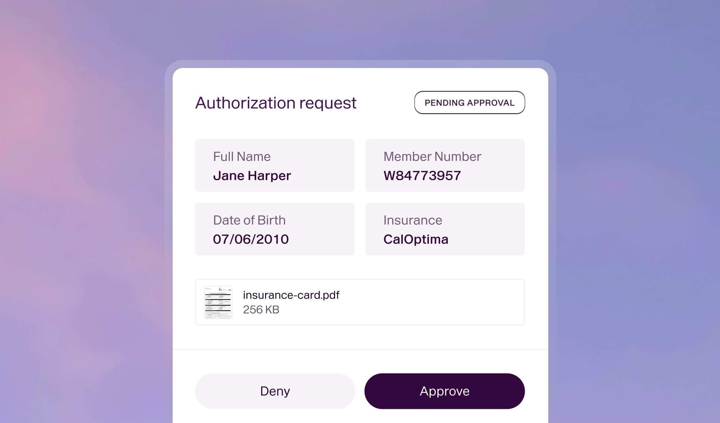 DME Insurance Monitoring